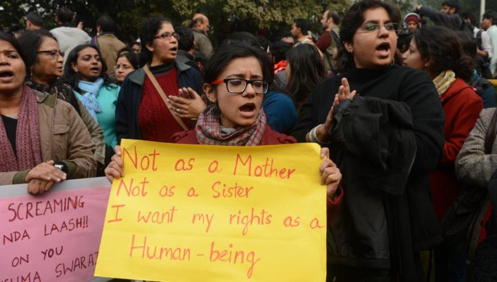 New Dehli protest